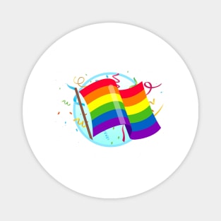 LGBTQ Flag Magnet